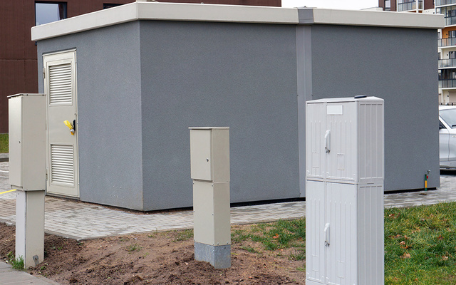 Trafo­stationen bei Elektro Uscioletti in Ketsch