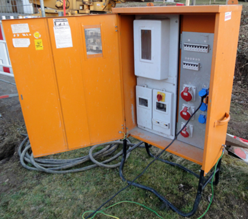 Baustromkasten bei Elektro Uscioletti in Ketsch
