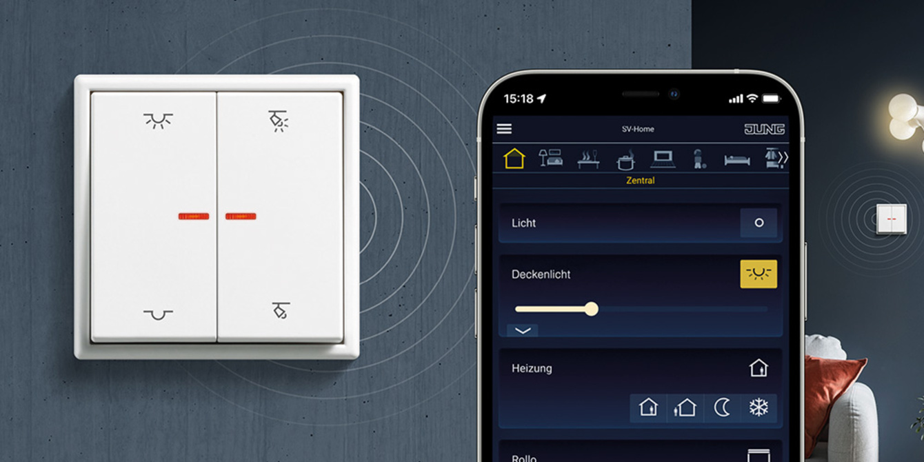 KNX RF Taster bei Elektro Uscioletti in Ketsch